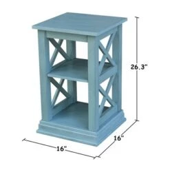 Budget π Hampton Accent Table with Shelves - International Concepts Washed Gray/taupe π€© 18 Budget π Hampton Accent Table with Shelves - International Concepts Washed Gray/taupe π€© -End And Side Tables shop unnamed file 1915