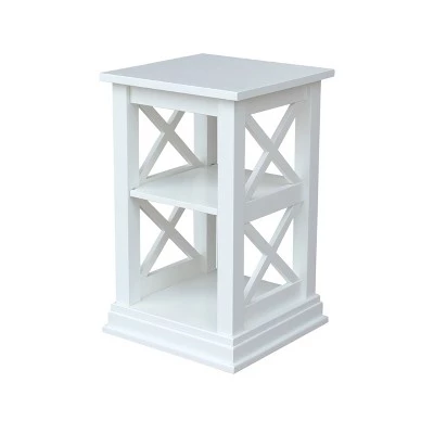 Budget π Hampton Accent Table with Shelves - International Concepts Washed Gray/taupe π€© 11 Budget π Hampton Accent Table with Shelves - International Concepts Washed Gray/taupe π€© - Image 9