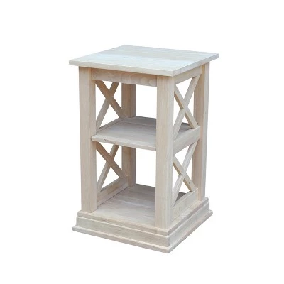 Budget π Hampton Accent Table with Shelves - International Concepts Washed Gray/taupe π€© 14 Budget π Hampton Accent Table with Shelves - International Concepts Washed Gray/taupe π€© - Image 12