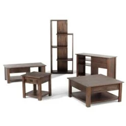 Hot Sale 🥰 22" Garret End Table - WyndenHall Distressed Charcoal Brown 💯 -End And Side Tables shop unnamed file 1936