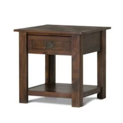Hot Sale 🥰 22" Garret End Table - WyndenHall Distressed Charcoal Brown 💯 -End And Side Tables shop unnamed file 1938