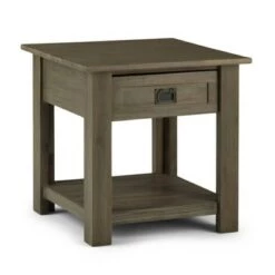 Hot Sale 🥰 22" Garret End Table - WyndenHall Distressed Charcoal Brown 💯 -End And Side Tables shop unnamed file 1939