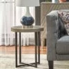 Cheap 🌟 Era Round Contemporary End Table Gray/Black  - Buylateral 🛒 -End And Side Tables shop unnamed file 1949