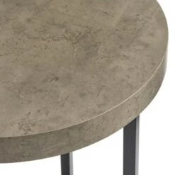 Cheap 🌟 Era Round Contemporary End Table Gray/Black  - Buylateral 🛒 -End And Side Tables shop unnamed file 1951