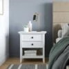 Best reviews of 🎁 24" Halifax Solid Wood Nightstand - WyndenHall White 👍 -End And Side Tables shop unnamed file 1979