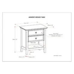Best reviews of 🎁 24" Halifax Solid Wood Nightstand - WyndenHall White 👍 -End And Side Tables shop unnamed file 1986