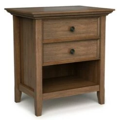 Best reviews of 🎁 24" Halifax Solid Wood Nightstand - WyndenHall White 👍 -End And Side Tables shop unnamed file 1988
