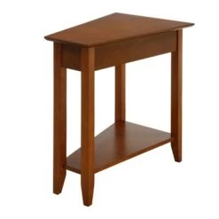 Top 10 🎉 Breighton Home American Heritage Wedge End Table - Johar Furniture Cherry 🛒 -End And Side Tables shop unnamed file 1994
