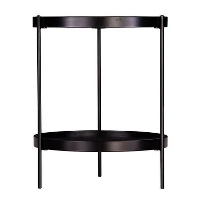 Outlet β Vermicelli Round Farmhouse Style End Table Black - Aiden Lane π₯° 3 Outlet β Vermicelli Round Farmhouse Style End Table Black - Aiden Lane π₯°