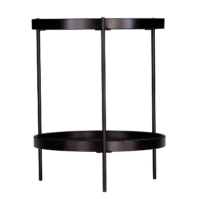Outlet β Vermicelli Round Farmhouse Style End Table Black - Aiden Lane π₯° 4 Outlet β Vermicelli Round Farmhouse Style End Table Black - Aiden Lane π₯° - Image 2