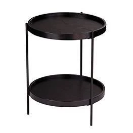 Outlet β Vermicelli Round Farmhouse Style End Table Black - Aiden Lane π₯° 5 Outlet β Vermicelli Round Farmhouse Style End Table Black - Aiden Lane π₯° - Image 3