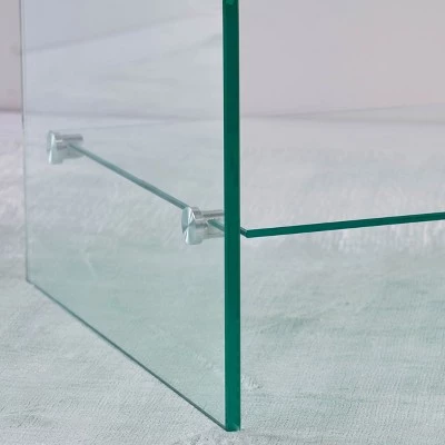 Wholesale π Ramona Glass End Table Clear - Christopher Knight Home β 5 Wholesale π Ramona Glass End Table Clear - Christopher Knight Home β - Image 3