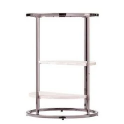 Outlet 😍 Lademore Round Side Table with Faux Stone Black - Aiden Lane 🌟 -End And Side Tables shop unnamed file 2024