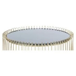 Top 10 🎉 Olivia & May Set of 2 Metal and Glass Round Accent Tables Gold - Olivia & May 🔥