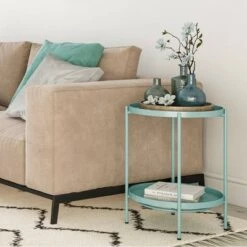 Cheap π Lipton Metal End Table - WyndenHall White π