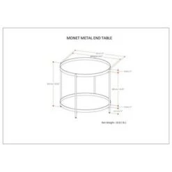 Cheap 👏 Lipton Metal End Table - WyndenHall White 😉 -End And Side Tables shop unnamed file 2163