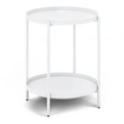Cheap 👏 Lipton Metal End Table - WyndenHall White 😉 -End And Side Tables shop unnamed file 2171