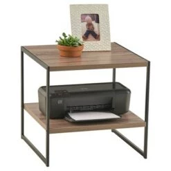 Promo 🛒 End Table Mixed Material - Gray - ClosetMaid 🛒