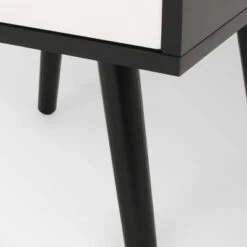 Best Sale 🎁 Penway Contemporary Accent Table - Christopher Knight Home Black/white 😍 -End And Side Tables shop unnamed file 2199