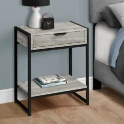 New 🎁 Monarch Specialties 24 Inch Rectangular Side Accent Table with Drawer and Shelf for Living Rooms, Bedrooms, and Sitting Areas 🔔 -End And Side Tables shop unnamed file 2234