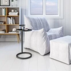 Budget 🎁 Katrine Camden Side Table Black Gold - Jamesdar ✨ -End And Side Tables shop unnamed file 2239