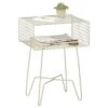 Top 10 🌟 mDesign Modern Farmhouse Home Decor End Table, Wire Grid Storage Shelf 🔔 -End And Side Tables shop unnamed file 2278