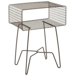 Top 10 🌟 mDesign Modern Farmhouse Home Decor End Table, Wire Grid Storage Shelf 🔔 -End And Side Tables shop unnamed file 2283