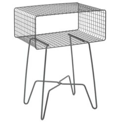 Top 10 🌟 mDesign Modern Farmhouse Home Decor End Table, Wire Grid Storage Shelf 🔔 -End And Side Tables shop unnamed file 2284