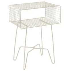 Top 10 🌟 mDesign Modern Farmhouse Home Decor End Table, Wire Grid Storage Shelf 🔔 -End And Side Tables shop unnamed file 2289