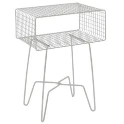 Top 10 🌟 mDesign Modern Farmhouse Home Decor End Table, Wire Grid Storage Shelf 🔔 -End And Side Tables shop unnamed file 2290