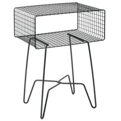 Top 10 🌟 mDesign Modern Farmhouse Home Decor End Table, Wire Grid Storage Shelf 🔔 -End And Side Tables shop unnamed file 2291