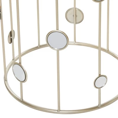 Top 10 β€οΈ Olivia & May Set of 2 Contemporary Metal Accent Tables with Mirrored Top Gold - Olivia & May π 4 Top 10 β€οΈ Olivia & May Set of 2 Contemporary Metal Accent Tables with Mirrored Top Gold - Olivia & May π - Image 2