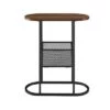 Outlet π Contemporary Oval Accent Side Table with Metal Wire Rack - Saracina Home Dark Walnut 𧨠1 Outlet π Contemporary Oval Accent Side Table with Metal Wire Rack - Saracina Home Dark Walnut 𧨠-End And Side Tables shop unnamed file 2361