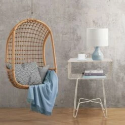 Deals 👍 mDesign Modern Farmhouse Home Decor End Table, Metal Wire Storage Shelf ✔️ -End And Side Tables shop unnamed file 2414