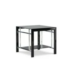 Hot Sale 😍 Set of 2 Saroyan End Tables Black - Powell Company 😍