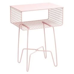 Deals 👍 mDesign Modern Farmhouse Home Decor End Table, Metal Wire Storage Shelf ✔️ -End And Side Tables shop unnamed file 2421