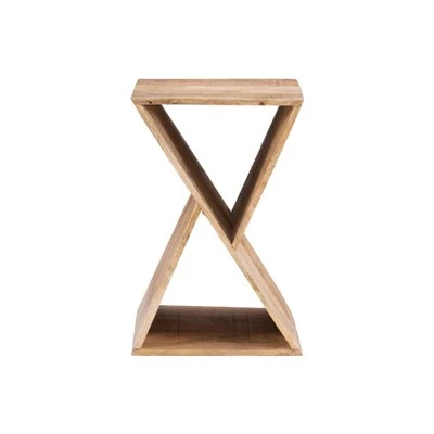 Budget π Tillian Triangle Side Table - Powell Company Natural π 3 Budget π Tillian Triangle Side Table - Powell Company Natural π