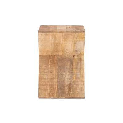 Budget π Tillian Triangle Side Table - Powell Company Natural π 4 Budget π Tillian Triangle Side Table - Powell Company Natural π - Image 2