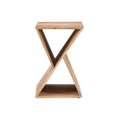 Budget π Tillian Triangle Side Table - Powell Company Natural π 5 Budget π Tillian Triangle Side Table - Powell Company Natural π - Image 3