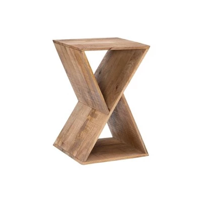 Budget π Tillian Triangle Side Table - Powell Company Natural π 6 Budget π Tillian Triangle Side Table - Powell Company Natural π - Image 4