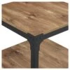Discount 💯 Set of 2 Benny Urban Industrial Angle Iron Side Tables - Saracina Home Dark Walnut 👏 -End And Side Tables shop unnamed file 25
