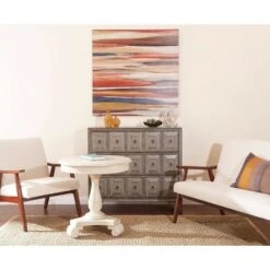 Flash Sale 😀 OSP Home Furnishings Avalon Round Accent Table - INSPIRED by Bassett Beige 👍