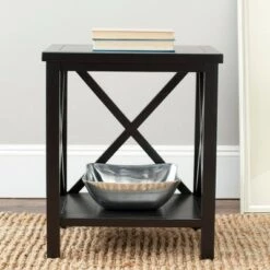 Best reviews of ❤️ Candace End Table Black - Safavieh 👍