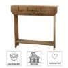 Promo 🎁 The Lakeside Collection Lakeside Farmhouse Sentiment Console Table with Live Laugh Love Inscribed 🤩 -End And Side Tables shop unnamed file 2553
