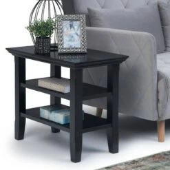 Best deal ⌛ 14" Normandy Narrow Side Table - Wyndenhall Farmhouse Brown ⭐