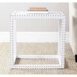 Coupon 🥰 Morgan End Table White - Safavieh 🌟