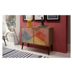 Brand new 🎉 Avesta 2.0 Double Side Table - Manhattan Comfort White/yellow 😀 -End And Side Tables shop unnamed file 2588