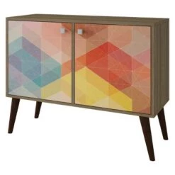 Brand new 🎉 Avesta 2.0 Double Side Table - Manhattan Comfort White/yellow 😀 -End And Side Tables shop unnamed file 2589