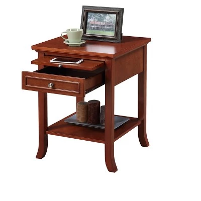 New π Breighton Home American Heritage Logan End Table with Drawer and Slide - Johar Furniture Cobalt Blue π 3 New π Breighton Home American Heritage Logan End Table with Drawer and Slide - Johar Furniture Cobalt Blue π