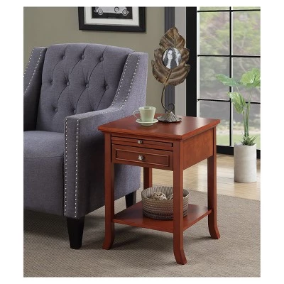 New π Breighton Home American Heritage Logan End Table with Drawer and Slide - Johar Furniture Cobalt Blue π 4 New π Breighton Home American Heritage Logan End Table with Drawer and Slide - Johar Furniture Cobalt Blue π - Image 2